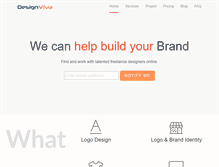 Tablet Screenshot of designviva.com